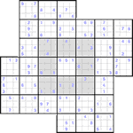 Судоку-мельница #11 средний