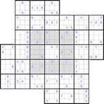 Судоку-мельница #12 средний