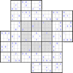 Судоку-мельница #14 средний