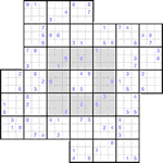 Судоку-мельница #7 трудный