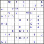 Судоку 12х12 #24 трудный
