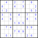 Судоку 9х9 #411 легкий