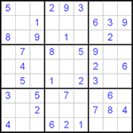 Судоку 9х9 #412 легкий