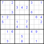 Судоку 9х9 #366 средний