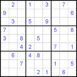 Судоку 9х9 #369 средний