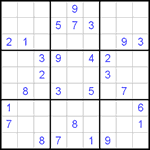 Судоку 9х9 #370 средний