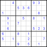 Судоку 9х9 #371 средний