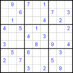 Судоку 9х9 #373 средний