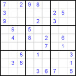 Судоку 9х9 #374 средний