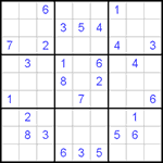 Судоку 9х9 #375 средний