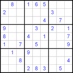 Судоку 9х9 #379 средний