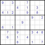 Судоку 9х9 #381 средний