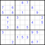 Судоку 9х9 #383 средний