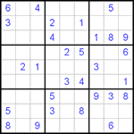 Судоку 9х9 #384 средний