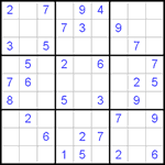 Судоку 9х9 #385 средний