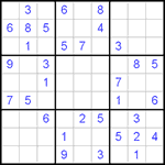 Судоку 9х9 #389 средний