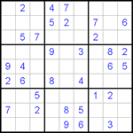 Судоку 9х9 #390 средний