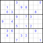 Судоку 9х9 #356 очень трудный