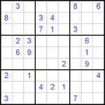 Судоку 9х9 #379 очень трудный