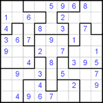 Судоку-пазл 9х9 #119 легкий