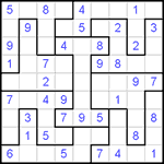 Судоку-пазл 9х9 #125 легкий