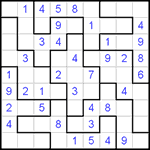 Судоку-пазл 9х9 #129 легкий