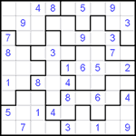 Судоку-пазл 9х9 #114 средний