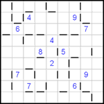 “Соседи” 9х9 #57 трудный