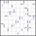 “Соседи” 9х9 #36 очень трудный