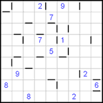 “Соседи” 9х9 #38 очень трудный