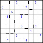 “Соседи” 9х9 #44 очень трудный