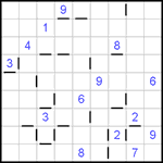 “Соседи” 9х9 #45 очень трудный