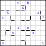 “Соседи” 9х9 #52 очень трудный