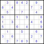 Судоку 9х9 #423 легкий