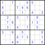 Судоку 9х9 #424 легкий