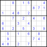 Судоку 9х9 #426 легкий