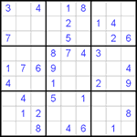 Судоку 9х9 #430 легкий