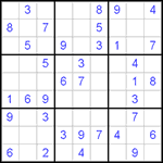 Судоку 9х9 #436 легкий