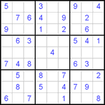 Судоку 9х9 #437 легкий