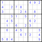 Судоку 9х9 #439 легкий