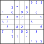 Судоку 9х9 #446 легкий