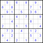 Судоку 9х9 #447 легкий