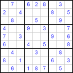 Судоку 9х9 #448 легкий