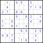 Судоку 9х9 #449 легкий