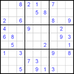 Судоку 9х9 #393 средний