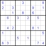 Судоку 9х9 #401 средний