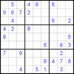 Судоку 9х9 #402 средний