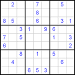 Судоку 9х9 #406 средний