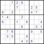 Судоку 9х9 #415 средний