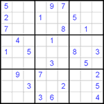 Судоку 9х9 #418 средний